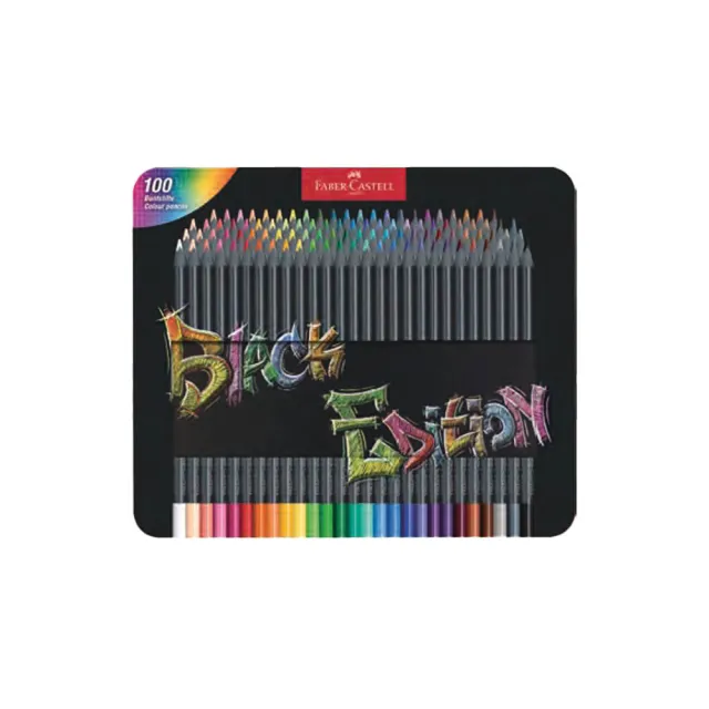 Faber-Castell】輝柏黑旋風極軟油性色鉛筆100色/盒116490 - momo購物網