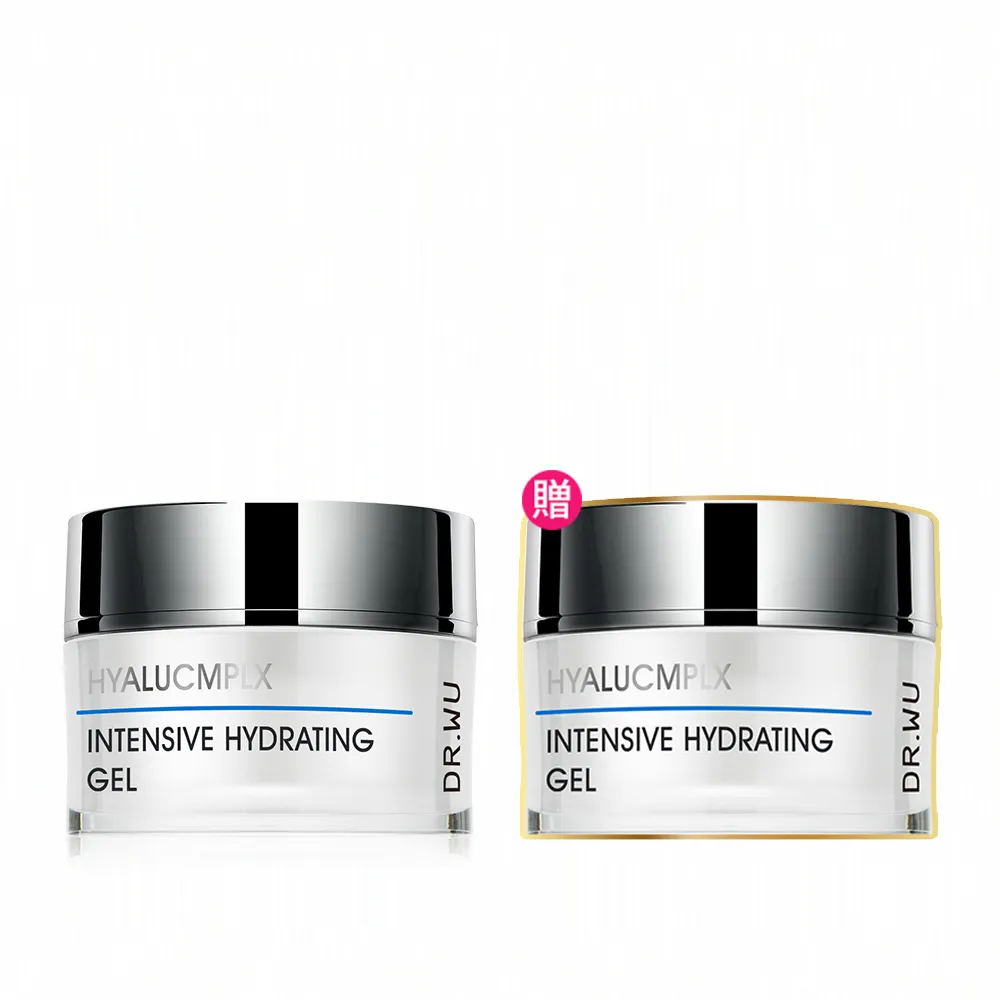 【DR.WU 達爾膚】玻尿酸保濕水凝露50ML(2入組)