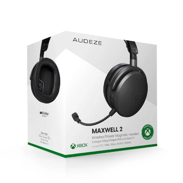 AUDEZE MAXWELL 2 無線電競 平面平板振膜 封閉式 遊戲耳機 XBOX 版本 支援Dolby Atmos(公司貨保證)