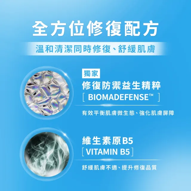 【理膚寶水】全新上市★B5全面修復保濕潔膚露 100ml(修復潔膚/洗面乳)