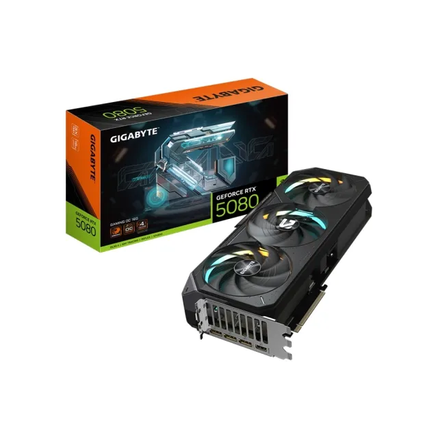 【GIGABYTE 技嘉】GeForce RTX 5080 GAMING OC 16G 顯示卡(GV-N5080GAMING OC-16GD)