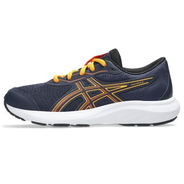 【asics 亞瑟士】CONTEND 9 GS 大童 運動鞋(1014A337-409)