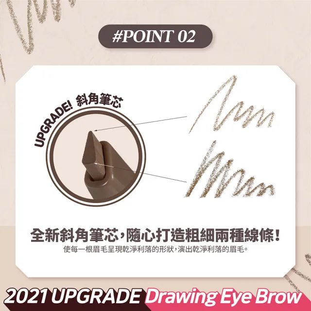 【ETUDE】官方直營 素描高手造型眉筆(8入組)