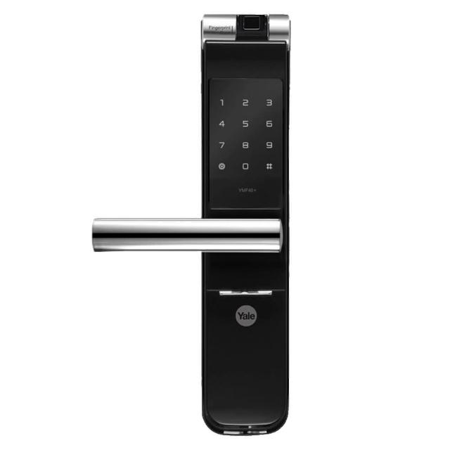 【Yale 耶魯】YMF40A 指紋 密碼 鑰匙 電子門鎖 原廠公司貨 含基本安裝(原廠公司貨 含基本安裝)