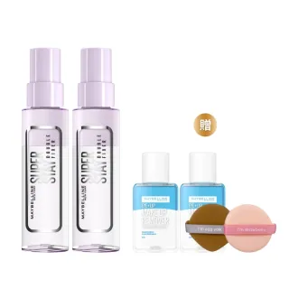【MAYBELLINE 媚比琳】超持久極細雙效定妝噴霧2入組(#神級膠水定妝)