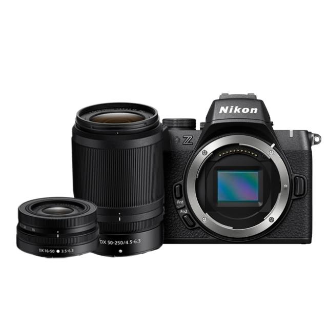 【Nikon 尼康】Z50II+NIKKOR Z DX 16-50mm F3.5-6.3 VR+50-250mm F4.5-6.3 VR 雙鏡組(公司貨)