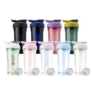 【Blender Bottle】〈Strada Tritan〉按壓式防漏搖搖杯828ml SGS認證(BlenderBottle/運動水壺/搖搖杯)