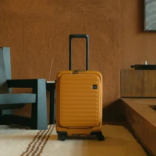 【LOJEL】CUBO 21吋 前開式擴充拉鍊拉桿箱(行李箱 旅行箱 登機箱)