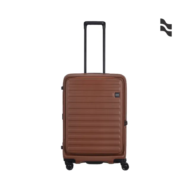 【LOJEL】假日照常配送 CUBO 26吋 前開式擴充拉鍊拉桿箱(行李箱 旅行箱)