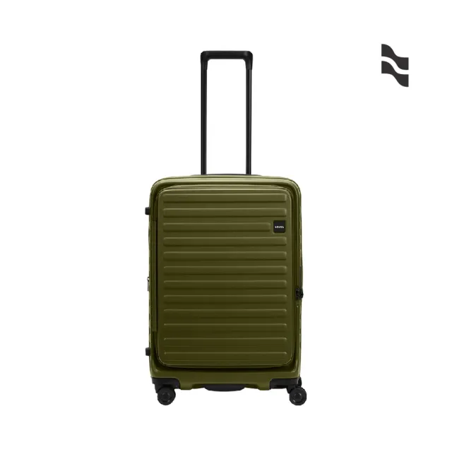 【LOJEL】假日照常配送 CUBO 26吋 前開式擴充拉鍊拉桿箱(行李箱 旅行箱)