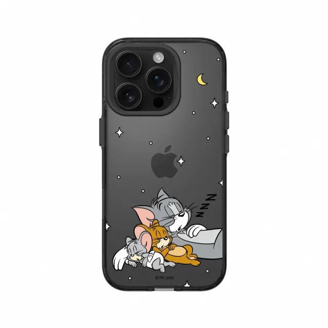 【RHINOSHIELD 犀牛盾】iPhone 14系列 Clear 抗黃化透明防摔手機殼/睡覺好夥伴(湯姆貓與傑利鼠)