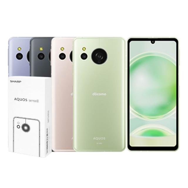 SHARP 夏普 AQUOS sense8 5G 手機，搭載 6.1 吋 FHD+ 2432x1080 解析度螢幕，Qualcomm Snapdragon 6 Gen 1 八核心處理器，提供流暢效能。8GB RAM + 256GB 儲存空間，支援 microSD 擴充。5000 萬畫素主相機與 800 萬畫素前鏡頭，捕捉清晰影像。5000mAh 大容量電池，輕薄機身僅 159g、8.4mm 厚，支援 5G 網路、藍芽與 Android 系統。顏色選擇嫩芽綠、霧金粉、礦石藍，NCC 認證 CCAB23G0200T1，適合日常使用與拍照愛好者。