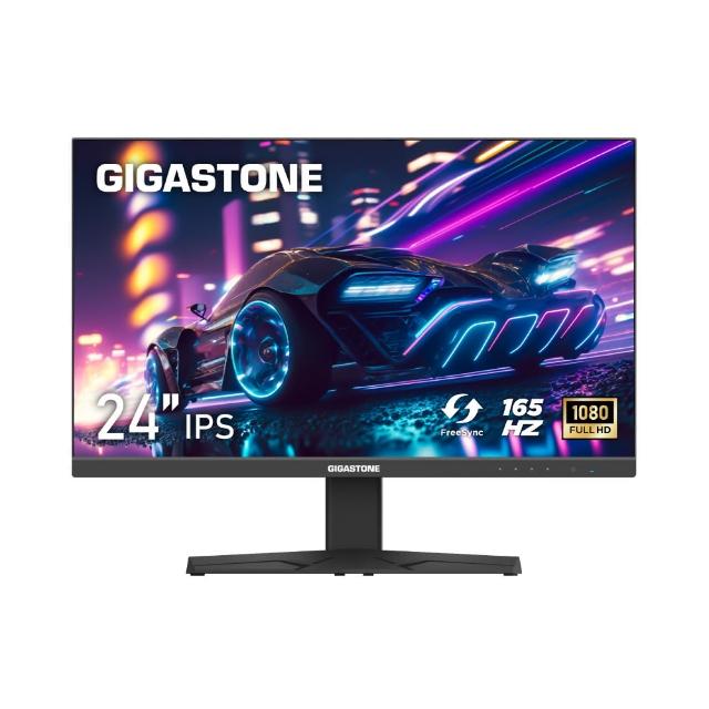 【Gigastone 立達國際】GL-24FF3 24型 IPS 165Hz FHD電競極窄邊框螢幕(5ms/FreeSync/護眼/2H+1D/喇叭)