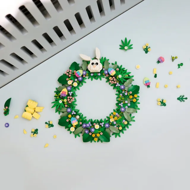 【LEGO 樂高】Iconic 40957 春季花圈(花圈 居家布置 玩具 禮物)