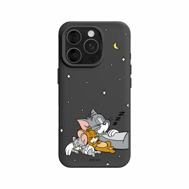 【RHINOSHIELD 犀牛盾】iPhone 16系列 SolidX 強化吸震緩衝防摔手機殼/睡覺好夥伴(湯姆貓與傑利鼠)