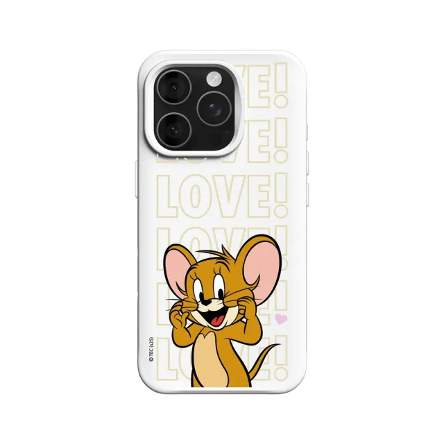 【RHINOSHIELD 犀牛盾】iPhone 15系列 SolidX 強化吸震緩衝防摔手機殼/傑利鼠愛心(湯姆貓與傑利鼠)