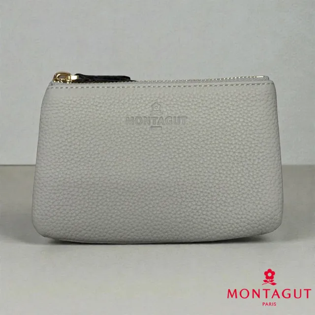 【MONTAGUT 夢特嬌】頭層牛皮女用零錢袋 W08M16820206