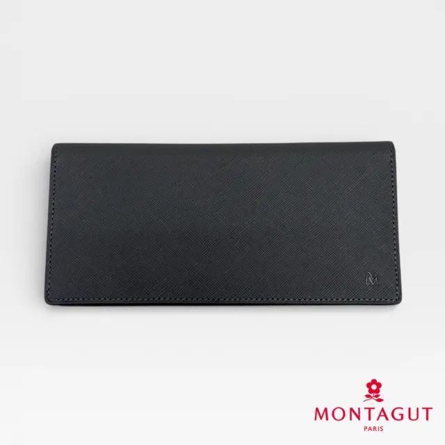 【MONTAGUT 夢特嬌】頭層牛皮真皮長夾 B49M61060203