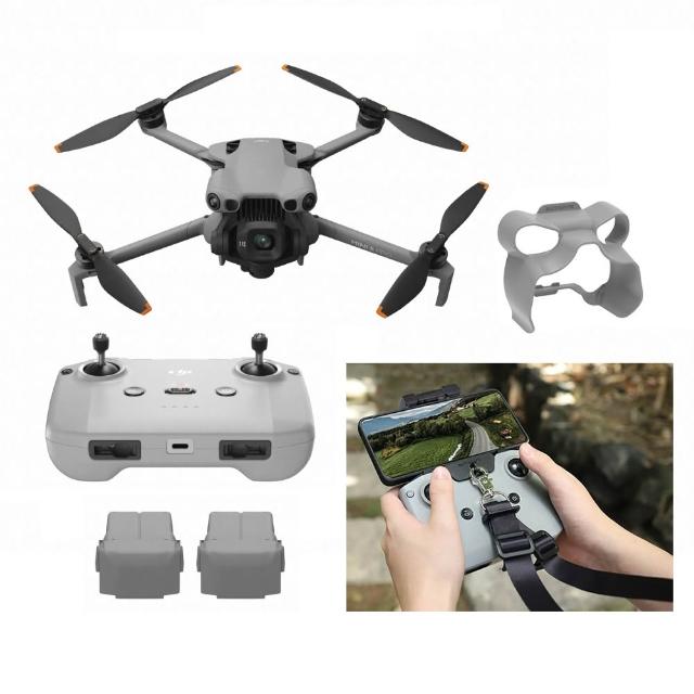 【DJI】MINI 5 PRO 暢飛套裝 RC-N3 空拍機 無人機+遙控器掛扣支架+鏡頭遮光罩+螺旋槳固定帶(公司貨)