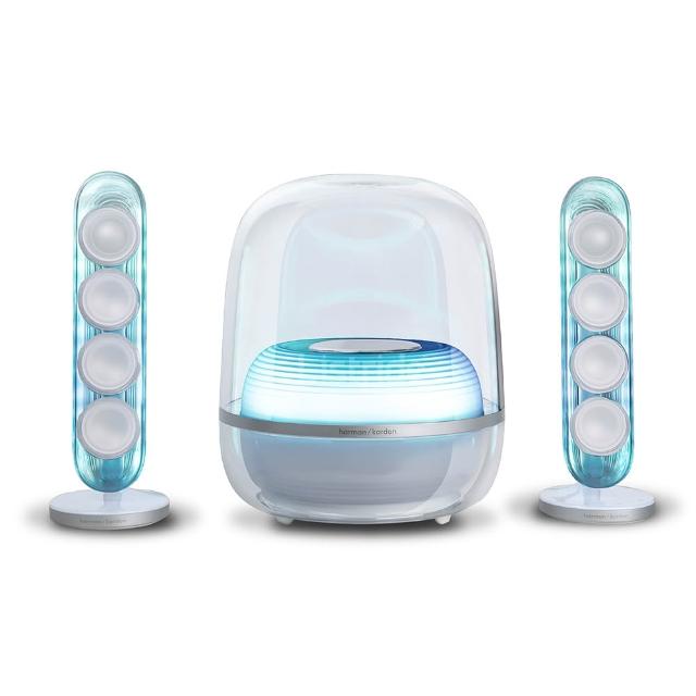 【Harman Kardon】藍牙喇叭 SoundSticks 5 水母喇叭 五代 2.1聲道 透白(上網登錄保固兩年)