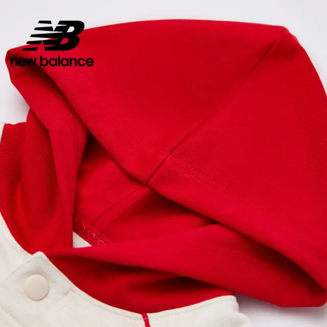 【NEW BALANCE】NB 童裝帽T_7CG1109WOML_男童/女童_灰紅色