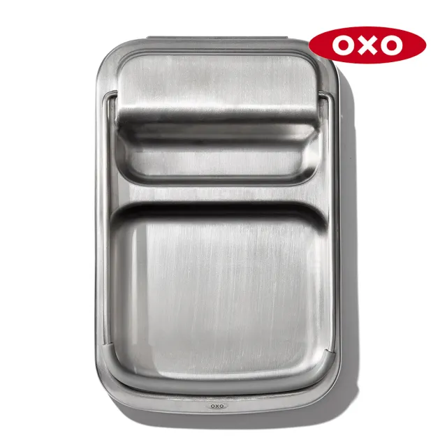 【OXO】直立式鍋蓋餐具架(維持檯面整潔 鑄鐵鍋蓋也適用 可折疊收納)