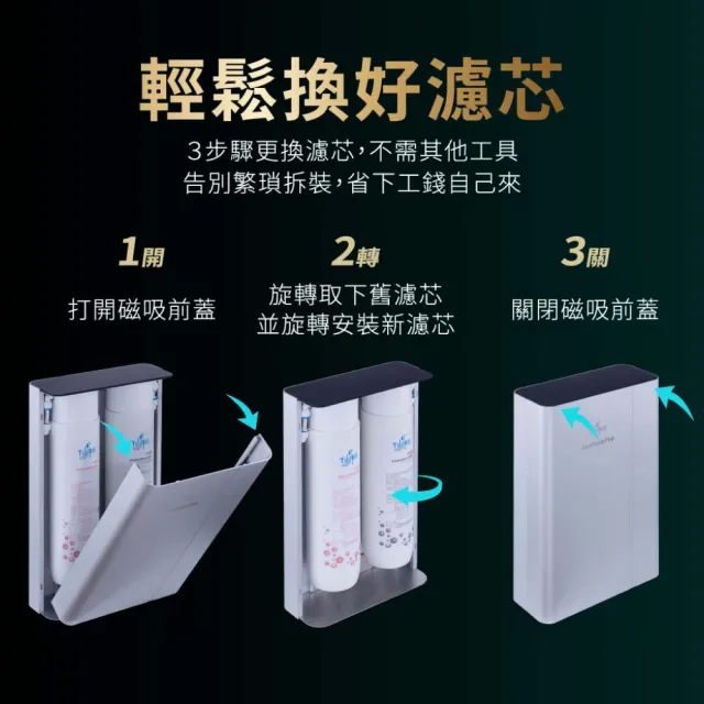 【千山淨水】IonPure Pro電淨盾科技濾淨系統 淨水器/濾水器/可生飲/濾除病毒細菌(含原廠到府安裝)