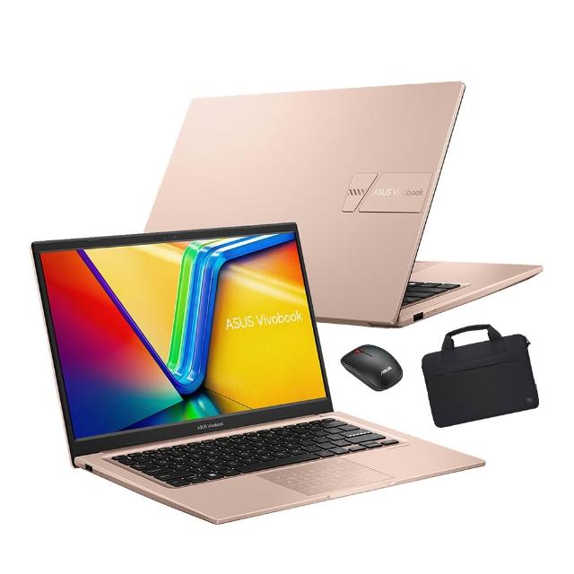 【ASUS】筆電包/滑鼠組★14吋十核心輕薄16G筆電(VivoBook X1404VA/十核心/16G/512G/W11)