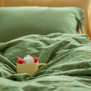 【翔仔居家】長絨棉色織雙層紗 薄被套/被單-沐光(單人/純棉薄被套/單人被子/純棉被套)