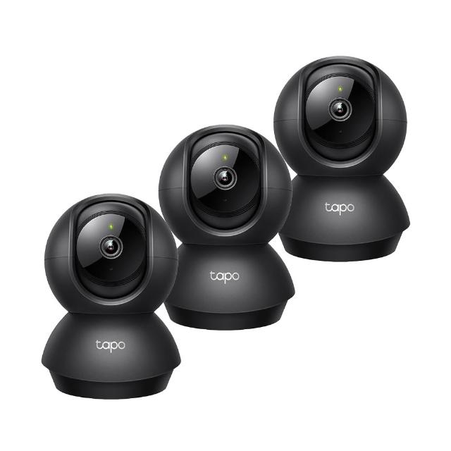 (三入組)【TP-Link】Tapo C210/C211 2K 300萬畫素WiFi無線旋轉網路攝影機/監視器 IP CAM