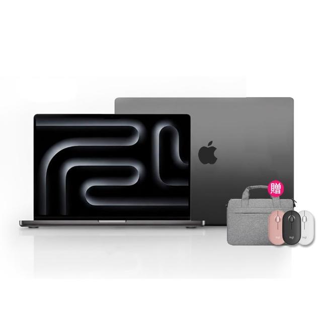 【Apple】無線滑鼠+電腦包★2025 MacBook Pro 14吋 M5晶片 10核心CPU與10核心GPU 16G/512G SSD