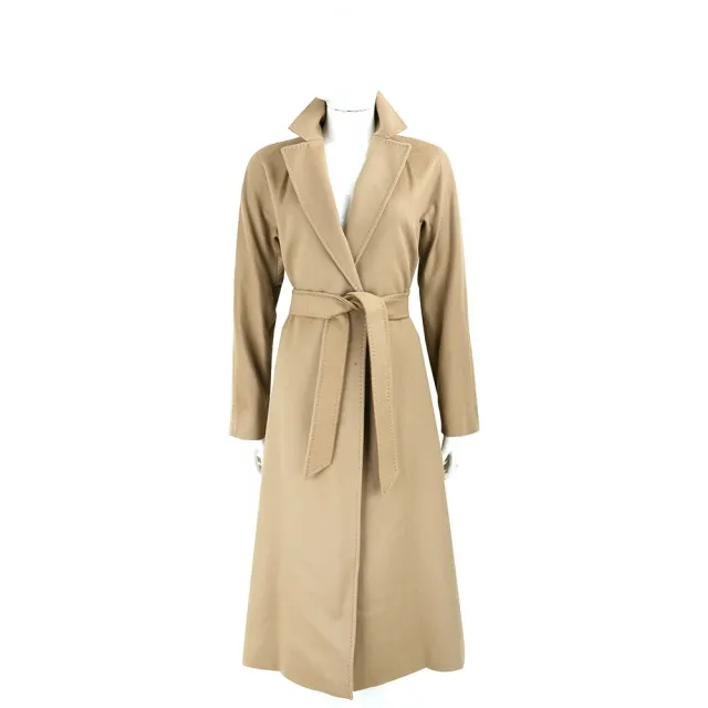 【MaxMara】100%羊毛 長袍式 綁帶大衣-5款可選(義大利精品)