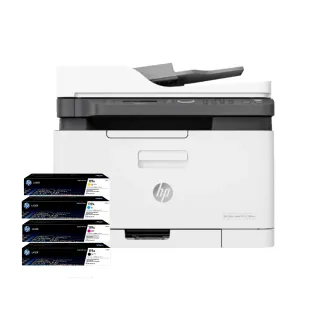 【HP 惠普】官方直營 搭1黑3彩碳粉★Color Laser 179fnw 彩色雷射印表機(影印/列印/掃瞄/無線網路/乙太網路