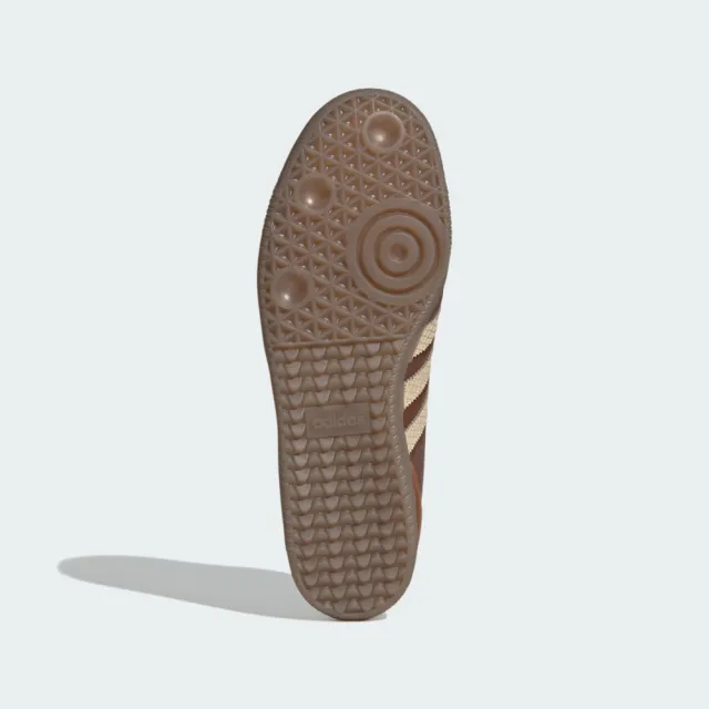 【adidas 愛迪達】Samba JP 男女 休閒鞋 德訓鞋 舒適 棕 米(JR0962)