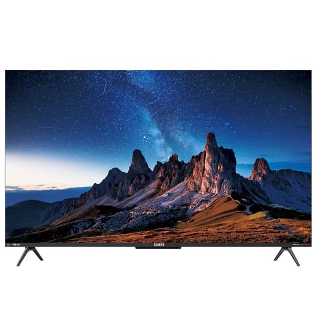 【SAMPO 聲寶】65型4K AI優畫新轟天雷智慧聯網顯示器EM-65AI3220(含桌上型安裝+舊機回收)