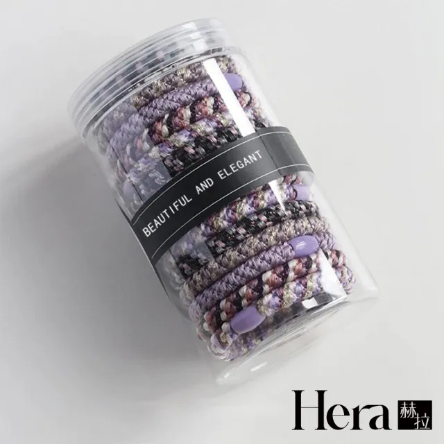 【HERA 赫拉】罐裝編織高彈性髮圈15條入 H114121805(罐裝 編織 高彈性 髮圈 15條入)