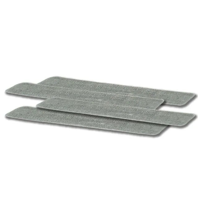 【VICTORY】業務用鋁合金特大平板拖把90cm-替換布4入(更換布 輕量大尺寸 除塵 乾濕兩用)