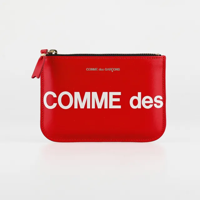 【Comme Des Garcons CDG】川久保玲拉鍊零錢包(紅)