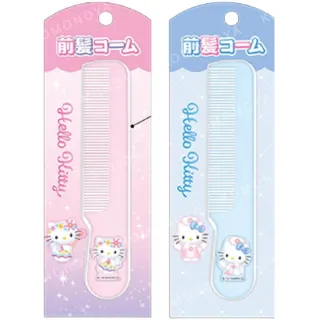 【小禮堂】Sanrio 三麗鷗 Hello Kitty 瀏海扁平梳 fantasy