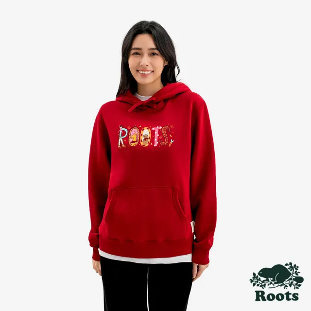 【Roots】CNY新年 Roots 女裝- YEAR OF THE HORSE 連帽上衣(紅色)