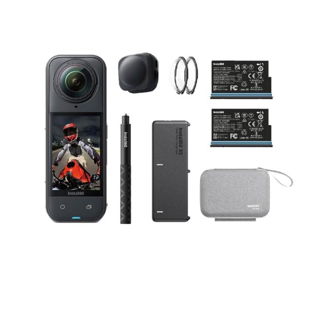 【Insta360】X5 8K全景運動相機萬能套裝(公司貨)