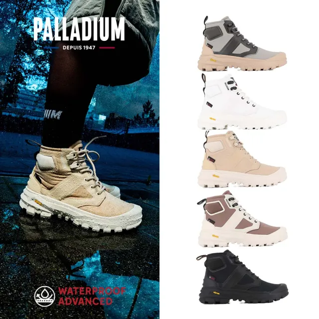 【Palladium】PALLARIDER ZIP WPA黃金大底赤標防水靴/防水鞋/休閒鞋-男鞋/女鞋-五色任選