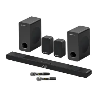 【mimax 米覓】重低音劇院級藍牙音箱(天空聲道 KTV 藍牙音響 K歌音響 環繞音響)