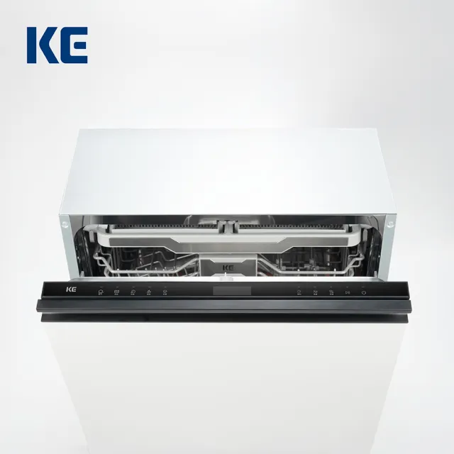 【KE嘉儀】全嵌式烘碗洗碗機 KDW-856i(Ai智能洗/110V/業界最低76.5cm)