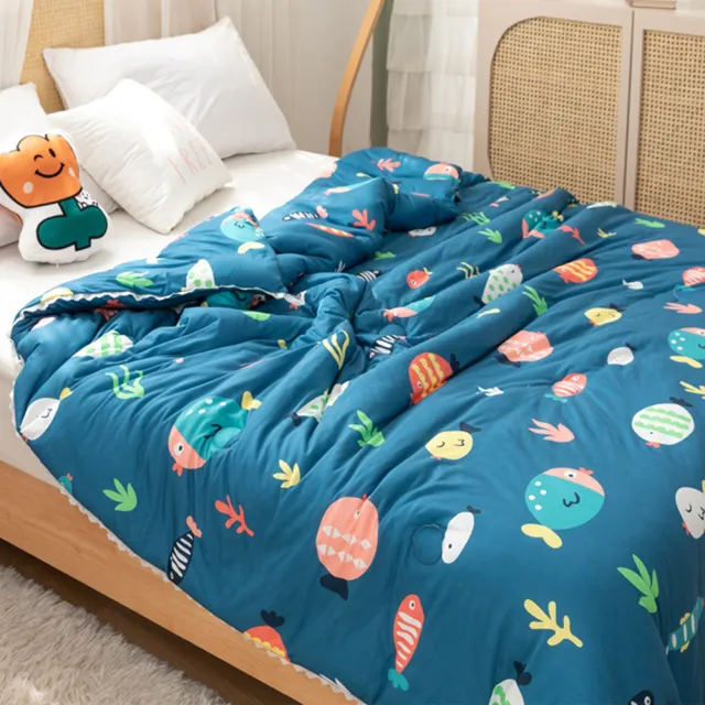 【寢聚 Sleep Club】韓系針織棉雲朵被 四季被 棉被 涼被 多色任選 雙人被 150x200cm 涼被/冷氣毯