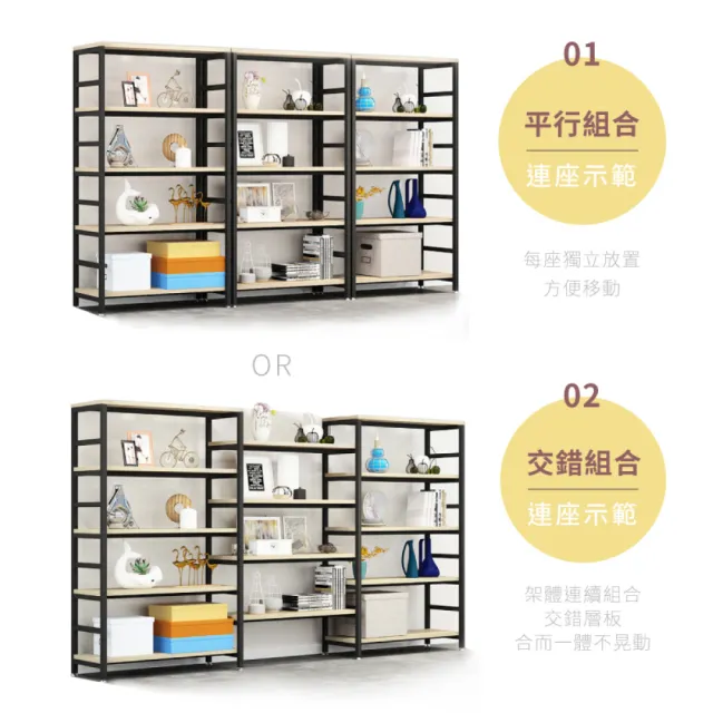 【慢慢家居】專人組裝-超耐重加深款-層板可調五層置物架(80x34x162cm)