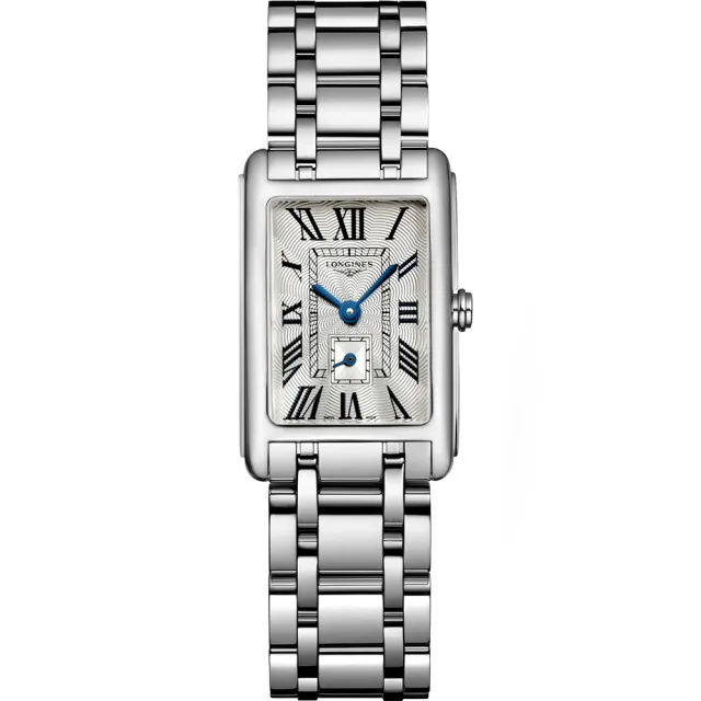 【LONGINES 浪琴】DolceVita 獨立小秒針石英女錶-銀/21mm(L5.255.4.71.6)