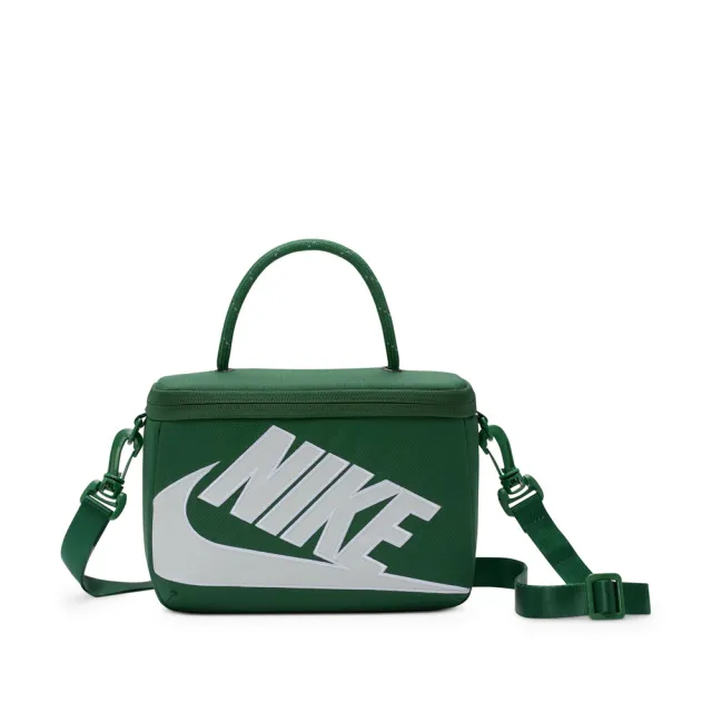 【NIKE 耐吉】側背包 斜背包 小包 運動包 隨身包 NK MINI SHOEBOX CROSSBODY 綠 FN3059-323