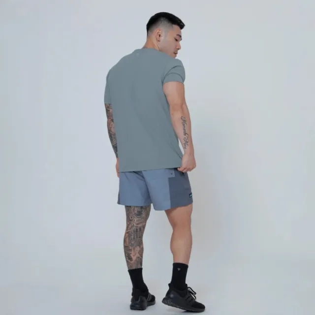 【VERVE】Core186™ 肌肉訓練短袖(高彈性、高延展、吸濕快乾、抗UV、柔軟、顯肩、顯壯、合身、訓練短袖)