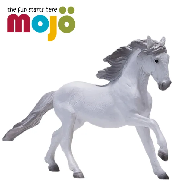 【Mojo Fun】動物模型-盧西塔諾馬_灰色(恐龍/公仔/動物/模型/玩具)